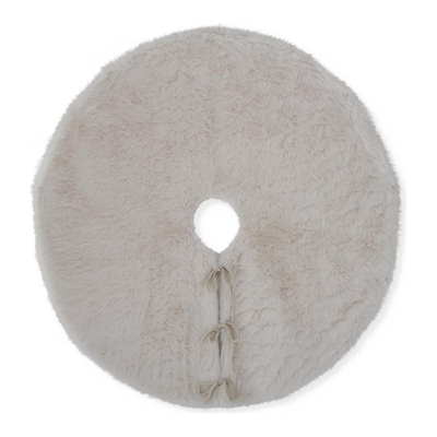 White Faux Fur Tree Skirt