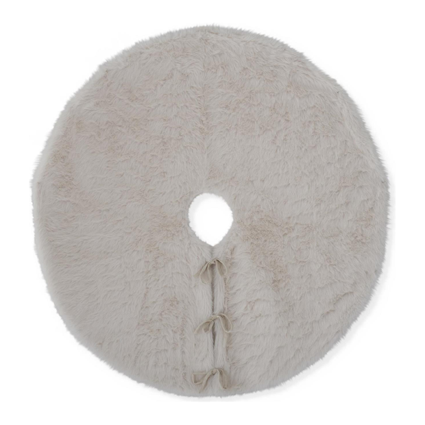 White Faux Fur Tree Skirt