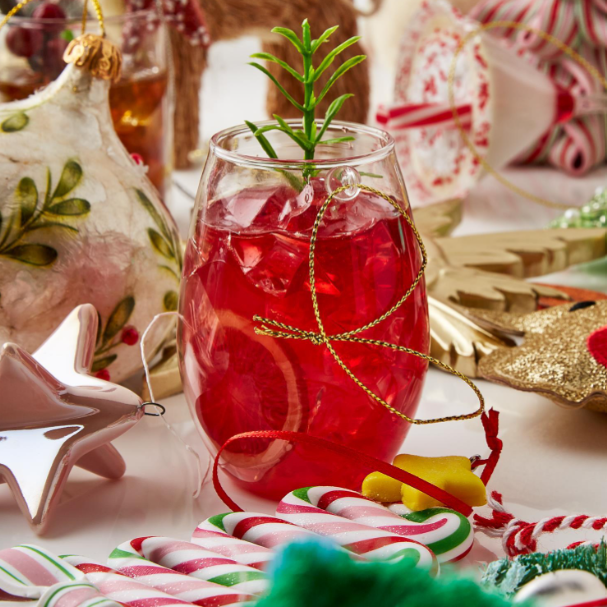 Holiday Cheer Cocktail Drink Ornament