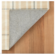 Hallie Plaid Khaki Washable Rug