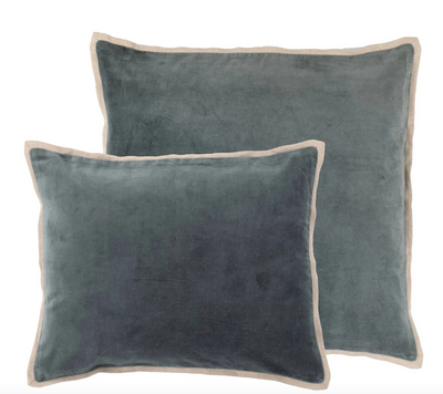 Gehry Linen/ Pacific Decorative Pillow