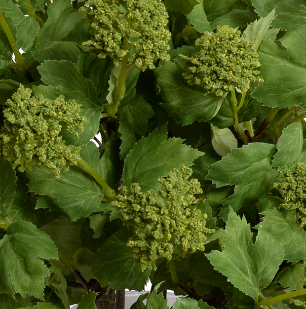 Viburnum Bouquet in Glass 15"H