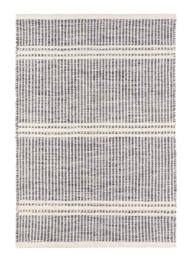 Malta Grey Handwoven Wool Rug