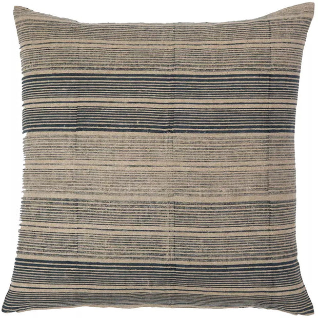 Stripes Shades of Indigo Pillow - 14" x 20"