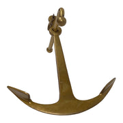 9" Antiqued Brass Anchor Tabletop Ornament/Paperweight