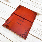 "If A Story" Handmade Quote Leather Journal - 5x7