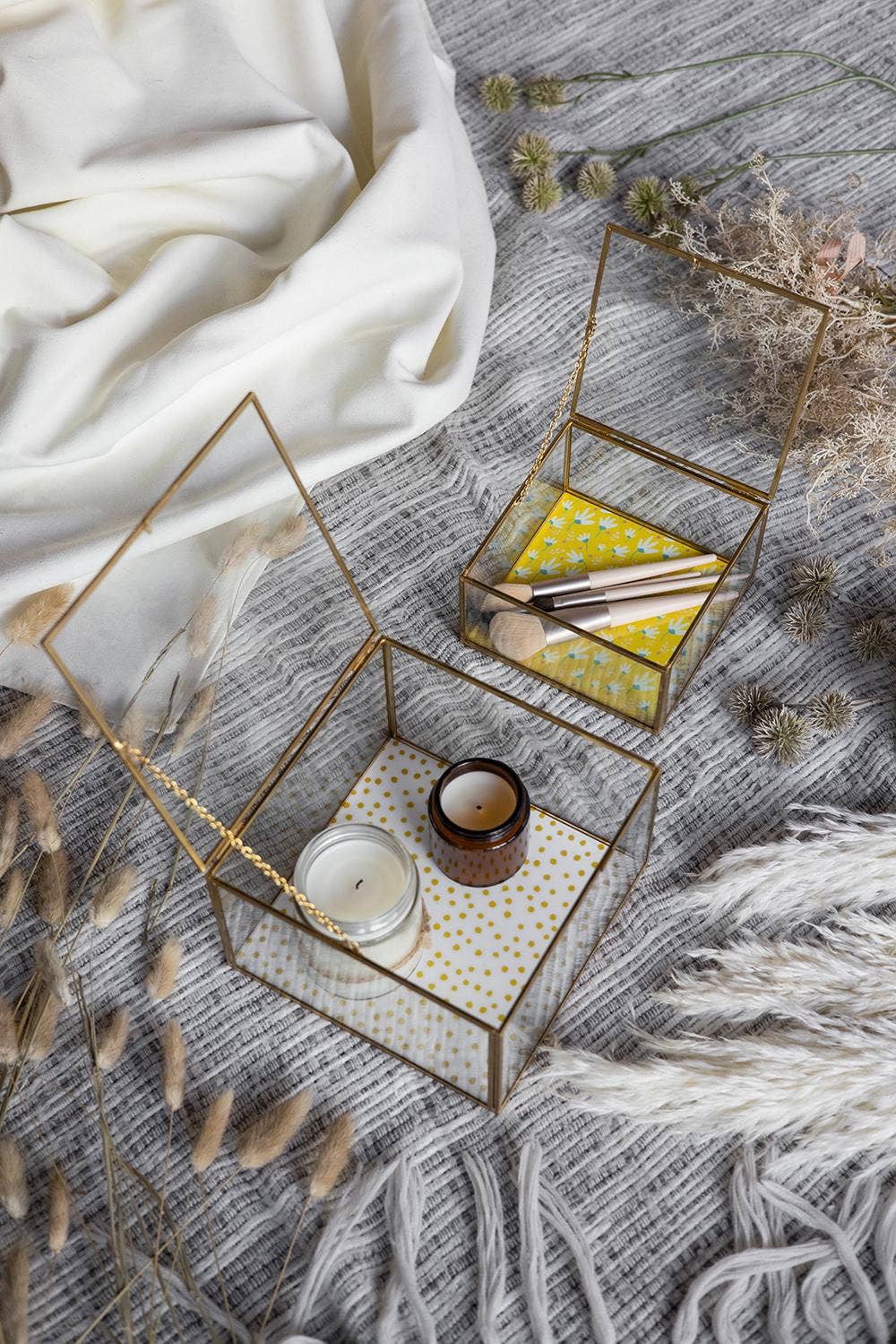 Marigold Glass Box