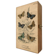Vintage Butterfly Decorative Solid Wood Trinket Boxes