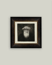 Self Portrait by Camille Pissarro Framed Antique Art