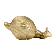 Gold Decorative Snail Figurine