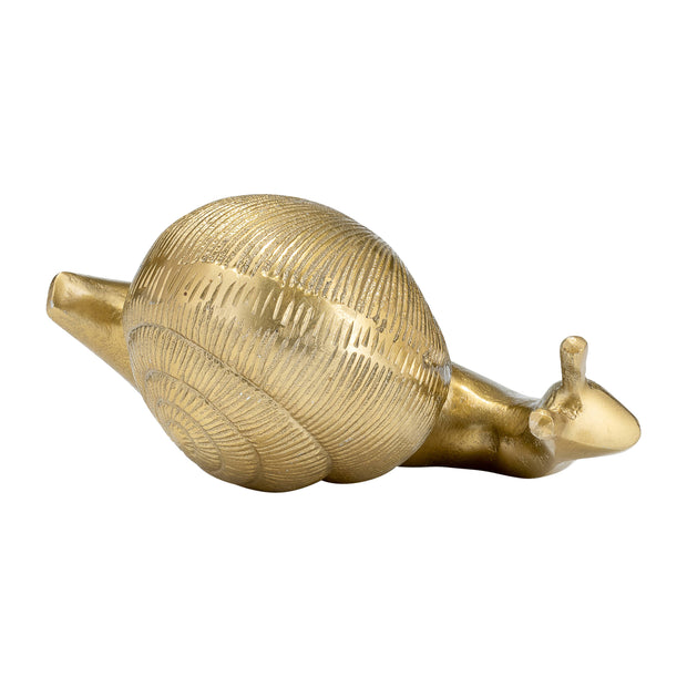 Gold Decorative Snail Figurine