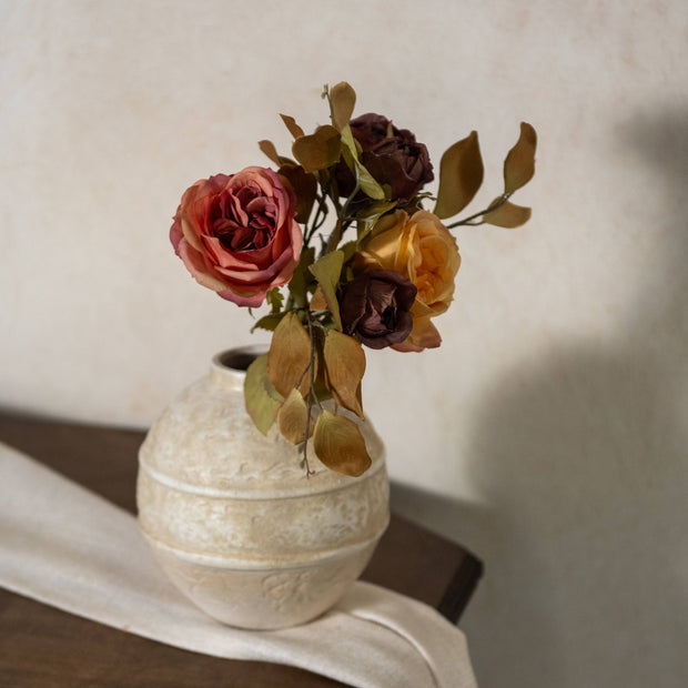 14" MAUVE YELLOW ROSE BUNDLE