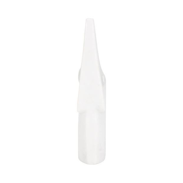 White Marble Elephant Figurine