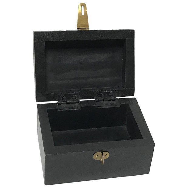 4-3/4" Standing Horse Antiqued Wood Box