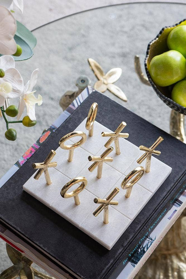 Marble Tic Tac Toe Game
