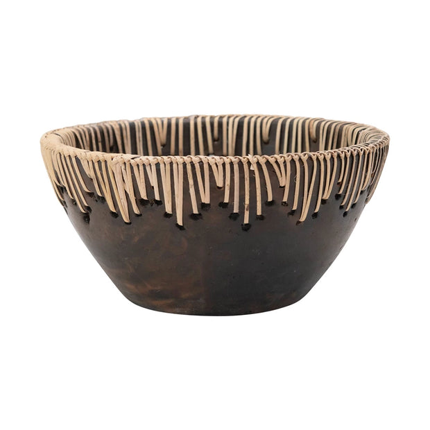 Decorative Terra-cotta Bowl