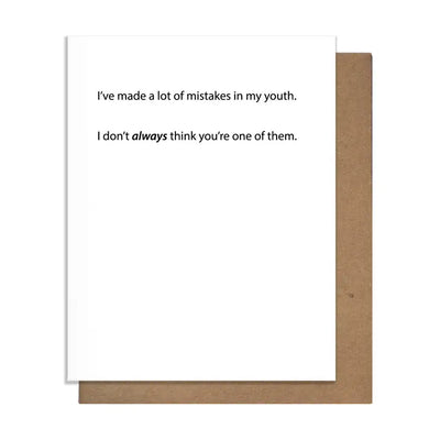 Youth Mistakes - Love Card