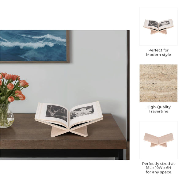 Tan Marble Bookstand