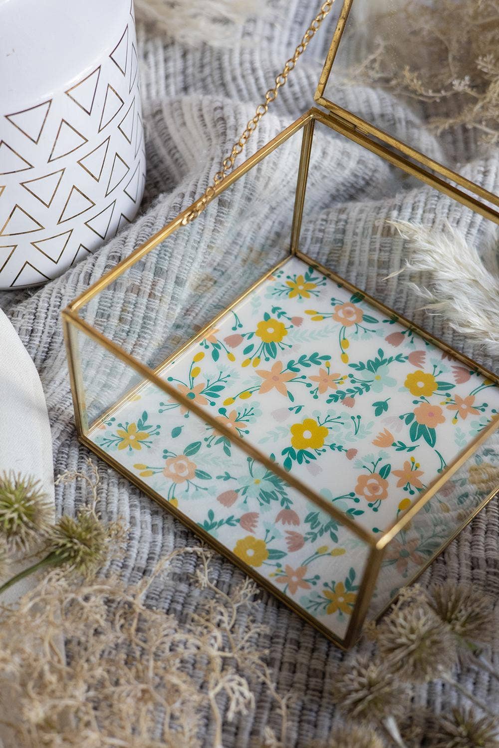 Marigold Glass Box