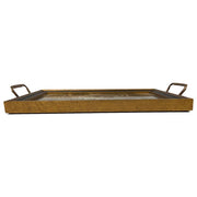 William Morris Corncockle Decorative Tray with Brass Handles