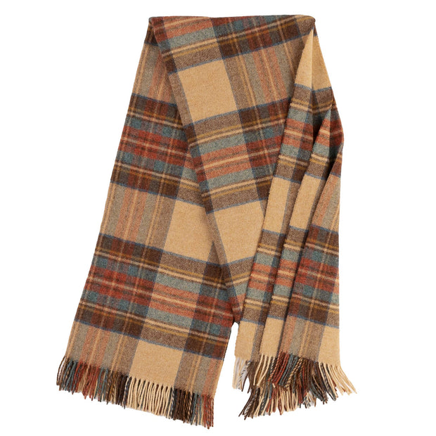 Highland Tweeds Shetland Lambs Wool Throw - Antique Dress