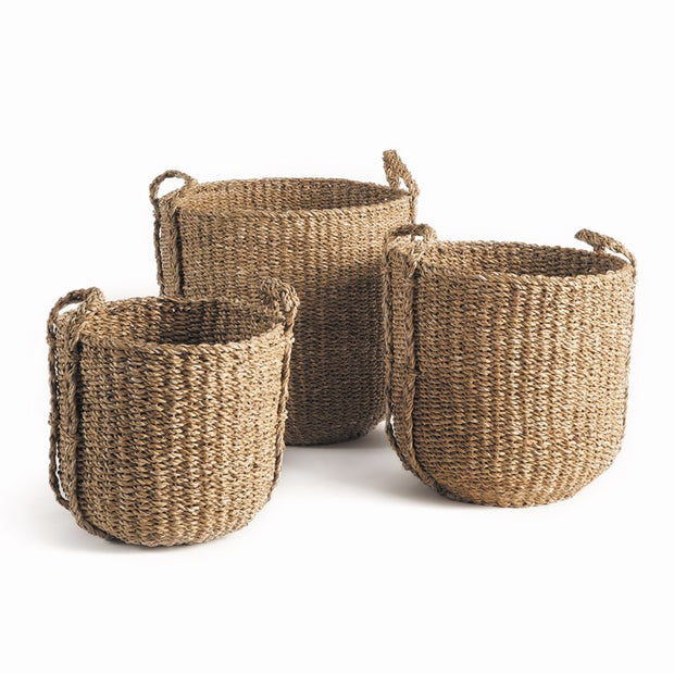 Seagrass Round Drum Basket