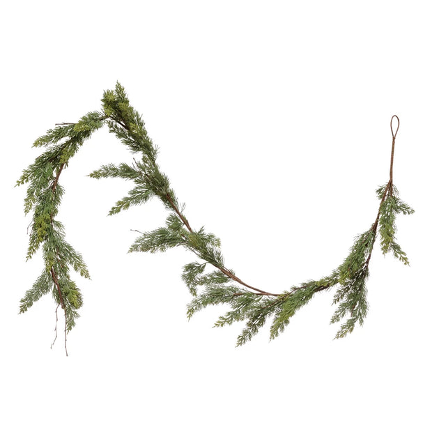 84"L Faux Cedar Garland