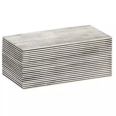 Pinstripe Decorative Box - Large