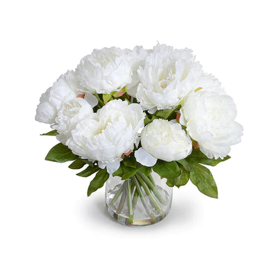 White Peony Bouquet