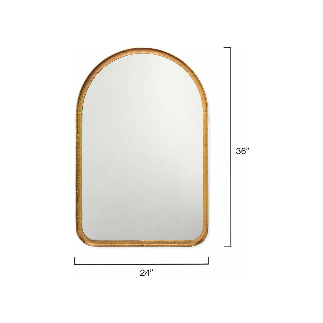 Mack Gold Leaf Mirror