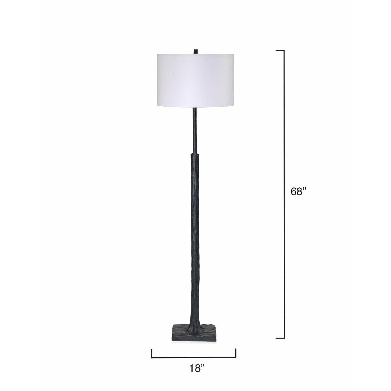 Humble Floor Lamp - Charcoal