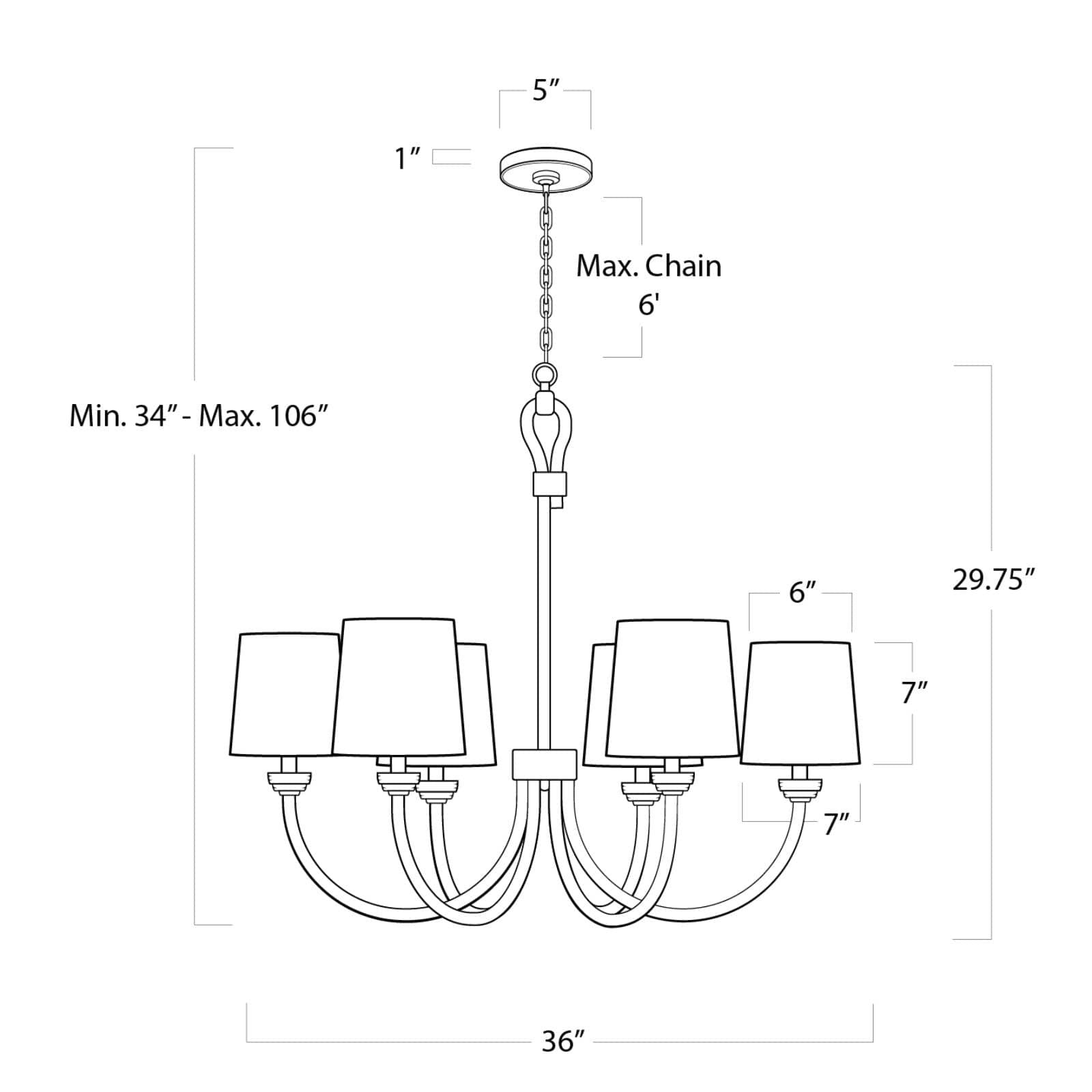 Bimini Chandelier - Small