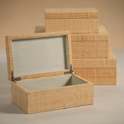 Dina Grasscloth Box - Small