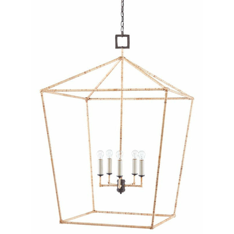 Denison Rattan Grande Lantern