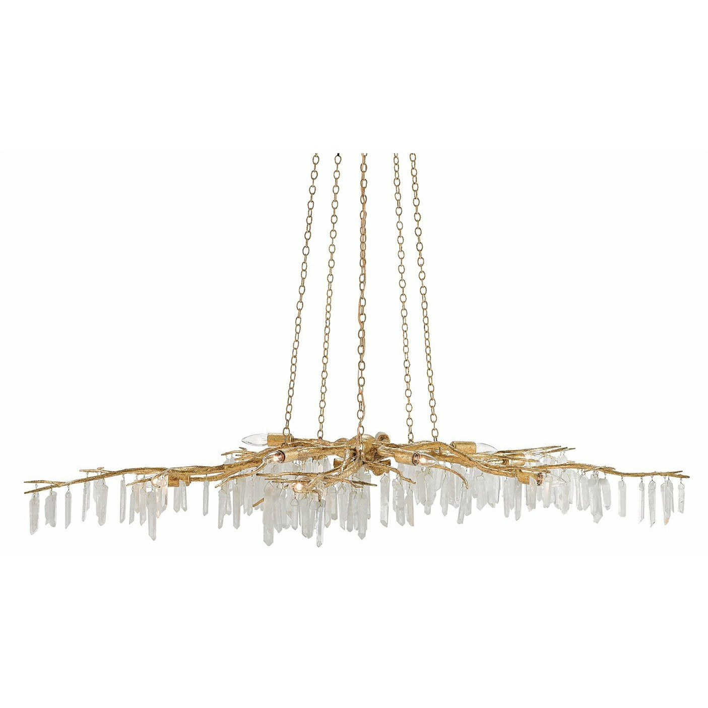 Forest Light Gold Chandelier