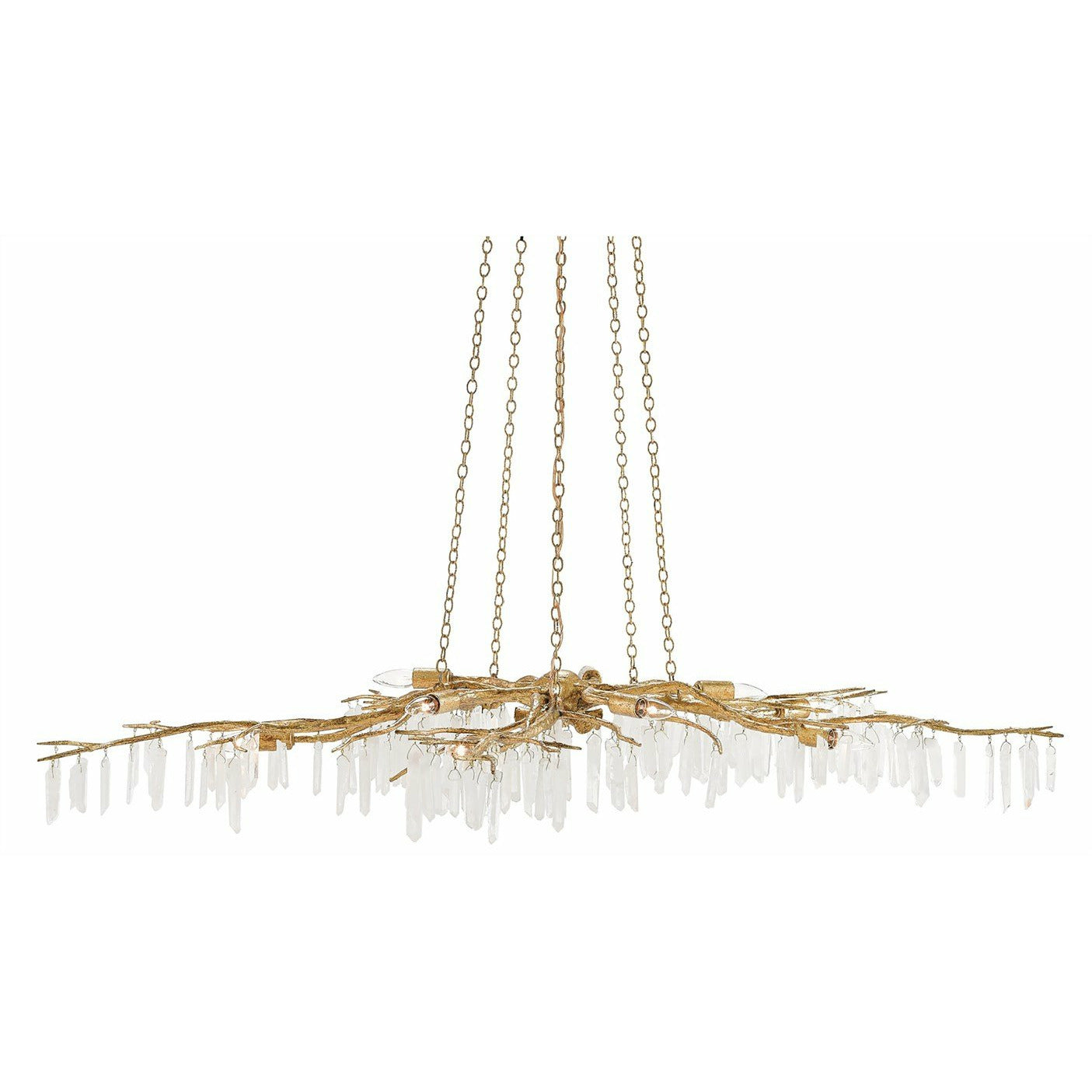 Forest Light Gold Chandelier