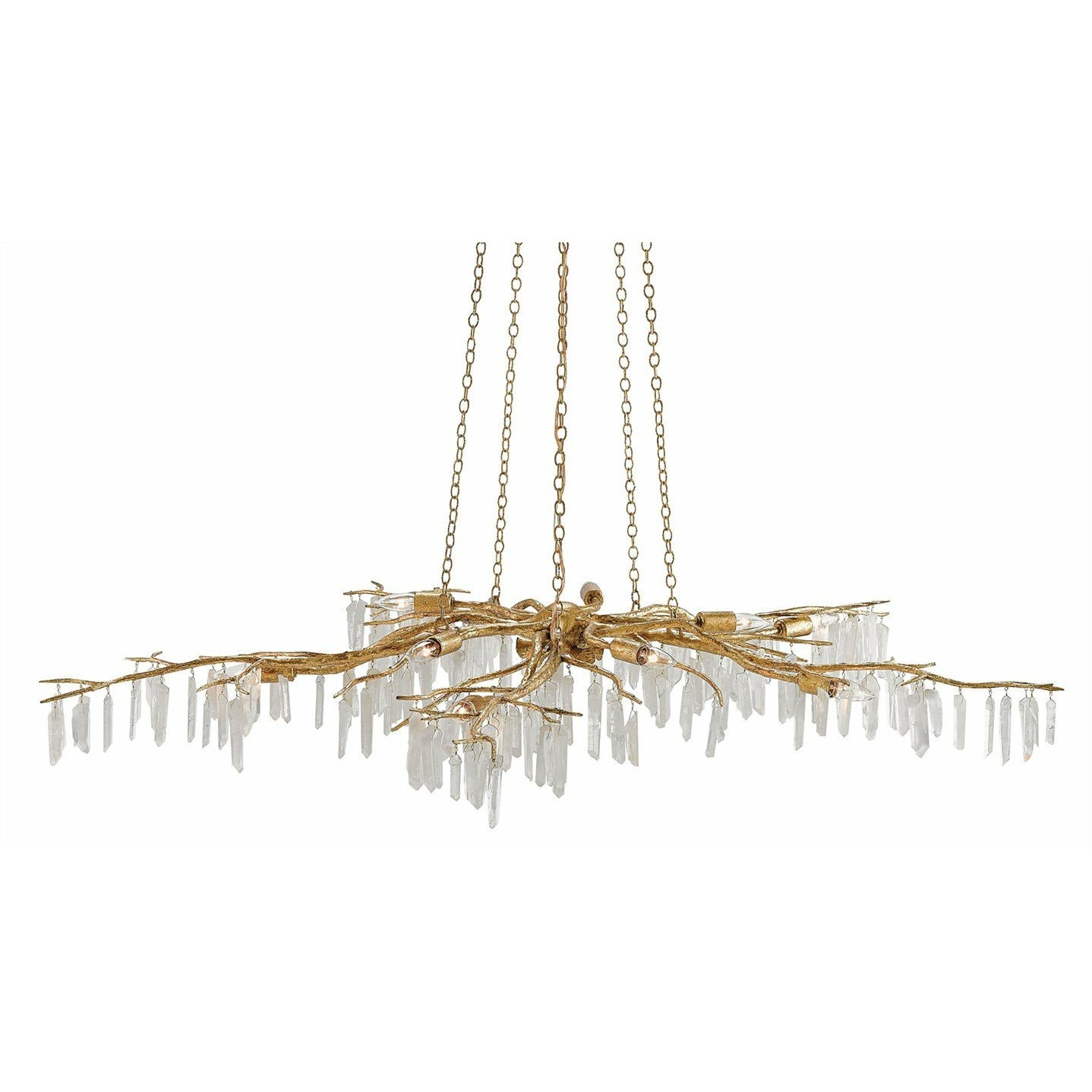 Forest Light Gold Chandelier