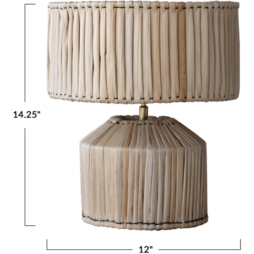 Mareli Banana Leaf Table Lamp