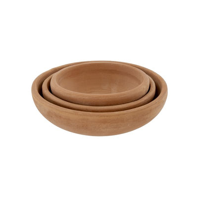 S/3 - Terracotta Bowls
