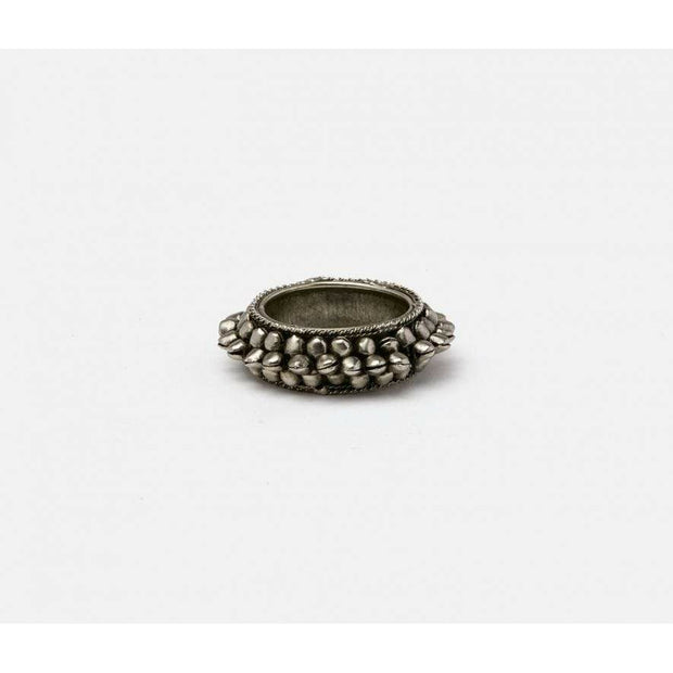 Parker Antiqued Silver Napkin Ring (Set of 4)