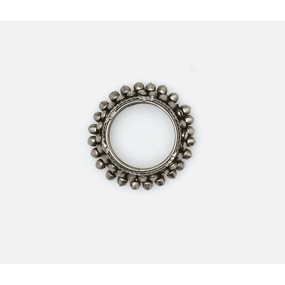 Parker Antiqued Silver Napkin Ring (Set of 4)