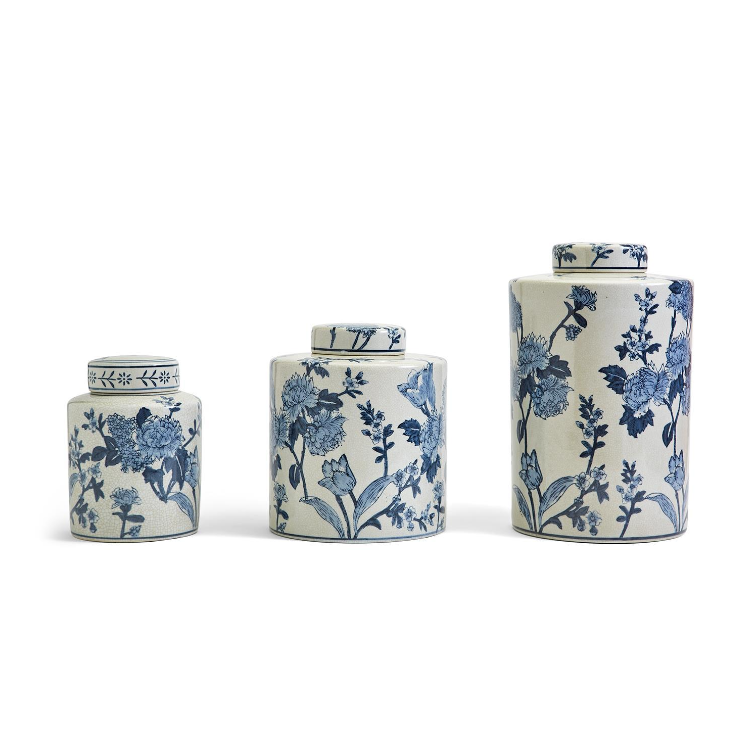 Japanese Blossom Tea Jar