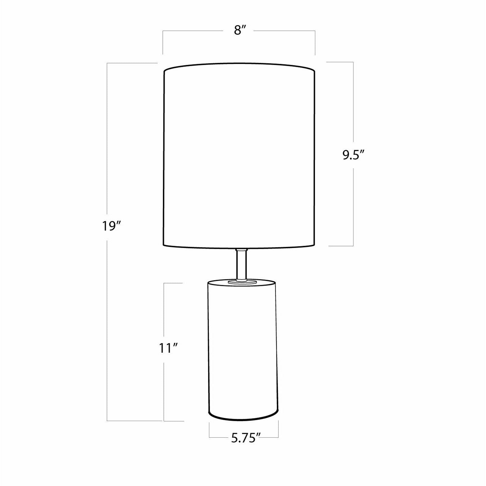 Jane Mini Cylinder Lamp