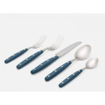 Set/5- Jones Navy Flatware Set