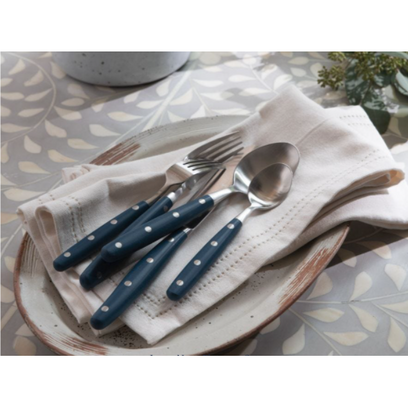 Set/5- Jones Navy Flatware Set