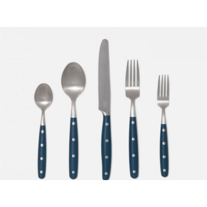 Set/5- Jones Navy Flatware Set