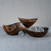 Diah Footed Marbleized Bowl