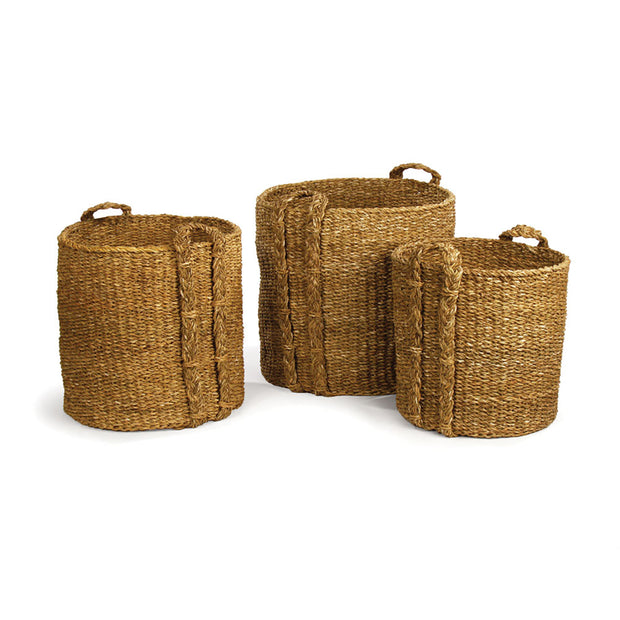 Alicia Seagrass Round Baskets
