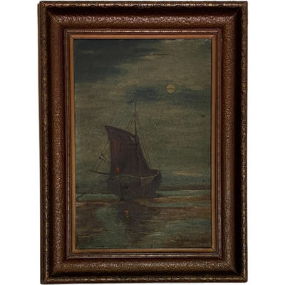 Low Tide Vintage Painting