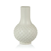 San Miguel Earthenware Vase - White - Tall